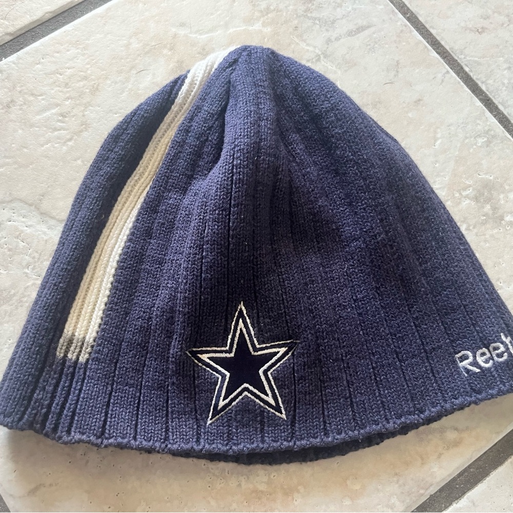 Reebok Dallas Cowboys Beanie Hat One Size